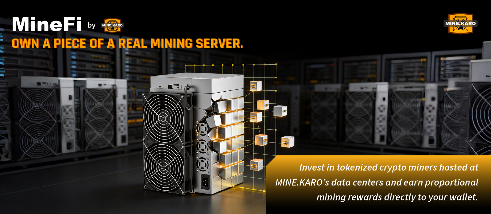 crypto miner tokenization