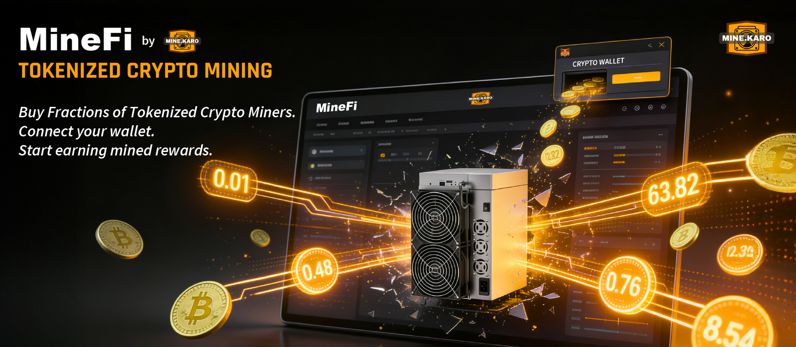 crypto miner tokenization